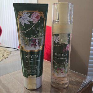 BATH AND BODY WORKS FAIRYTALE BODY CREME AND BODY SPRAY